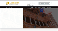 Desktop Screenshot of lockhartlawfirm.com