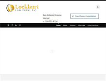 Tablet Screenshot of lockhartlawfirm.com